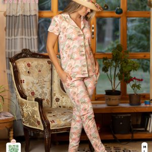 بيجامه زراير صيفي كود 1555